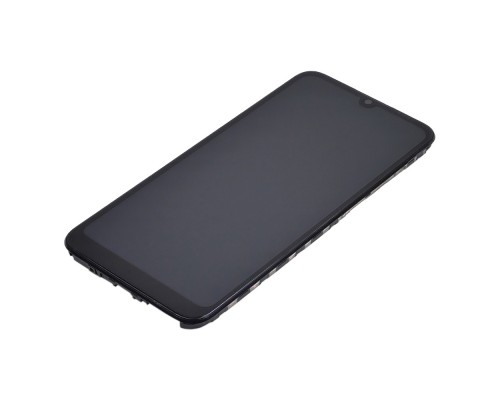 Дисплей для Huawei Honor 8A с чёрным тачскрином и корпусной рамкой
