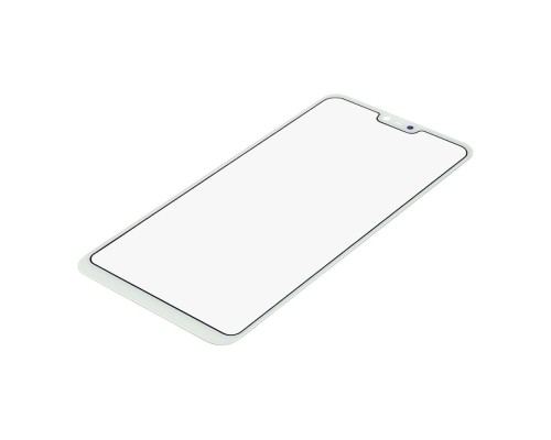 Стекло тачскрина для Xiaomi Mi8 Lite белое с олеофобным покрытием, закалённое