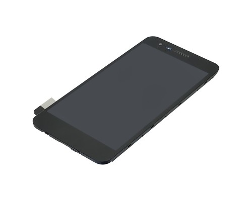 Дисплей для LG K8 (2018) MX210 с чёрным тачскрином и корпусной рамкой