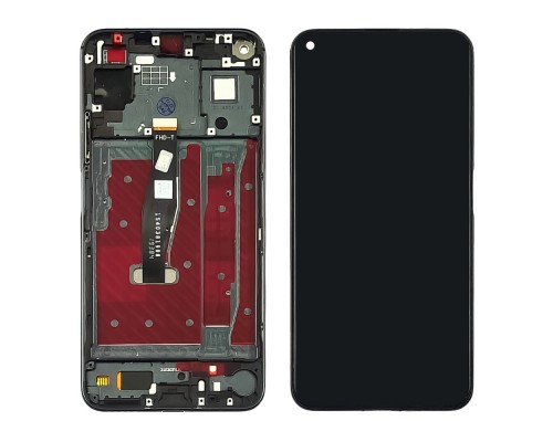 Дисплей для Huawei Honor 20/ Nova 5T с чёрным тачскрином и корпусной рамкой