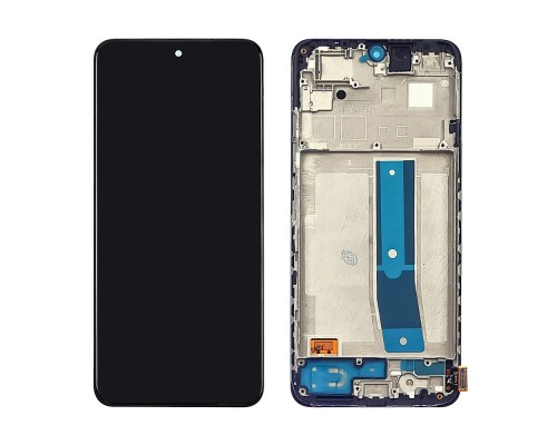 Дисплей для Xiaomi Redmi Note 11 с чёрным тачскрином и корпусной рамкой OLED