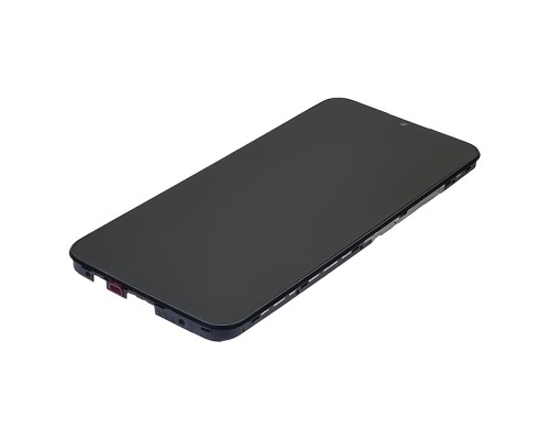 Дисплей для Realme C20/ C21 с чёрным тачскрином и корпусной рамкой