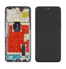 Дисплей для Huawei Honor X8A с чёрным тачскрином и корпусной рамкой