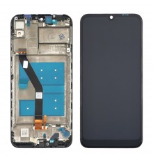 Дисплей для Huawei Honor 8A с чёрным тачскрином и корпусной рамкой