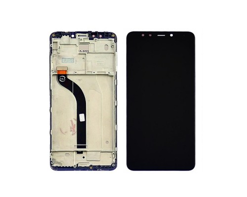 Дисплей для Xiaomi Redmi 5 с чёрным тачскрином и корпусной рамкой