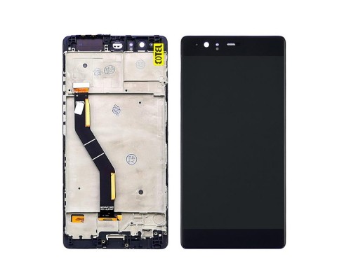 Дисплей для Huawei P9 Plus с чёрным тачскрином и корпусной рамкой