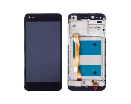 Дисплей для Huawei Y6 Pro (2017)/ P9 Lite mini/ Nova Lite (2017) с чёрным тачскрином и корпусной рамкой