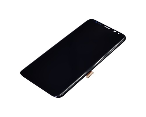 Дисплей для Samsung G955 Galaxy S8 Plus с чёрным тачскрином Original (переклеенное стекло)