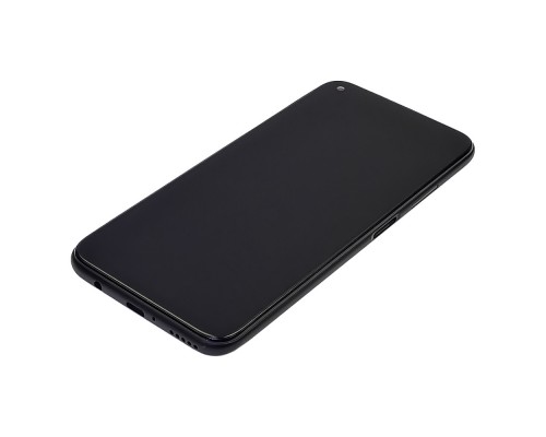 Дисплей для Huawei P40 Lite с чёрным тачскрином и корпусной рамкой