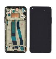 Дисплей для Xiaomi Mi 11 Lite с чёрным тачскрином и корпусной рамкой