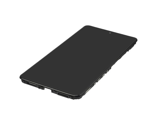 Дисплей для Xiaomi Redmi Note 12 Pro (5G) с чёрным тачскрином и корпусной рамкой OLED