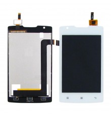 Дисплей для Lenovo A1000 с белым тачскрином (смартфон)