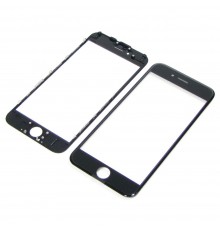 Стекло тачскрина для Apple iPhone 6 чёрное с рамкой и OCA плёнкой HC