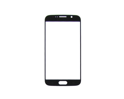 Стекло тачскрина для Samsung G920 Galaxy S6 чёрное с олеофобным покрытием, закалённое