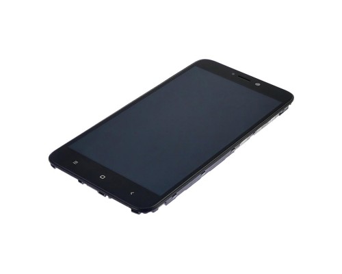 Дисплей для Xiaomi Redmi 4X с чёрным тачскрином и корпусной рамкой