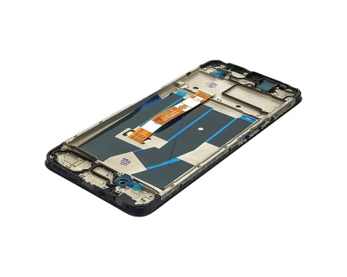 Дисплей для Oppo A57S (4G) с чёрным тачскрином и корпусной рамкой