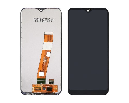 Дисплей для Samsung A015 Galaxy A01 (2020) с чёрным тачскрином