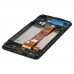 Дисплей для Samsung A022F Galaxy A02 (2021) с чёрным тачскрином и корпусной рамкой