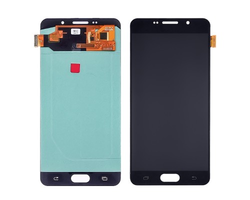Дисплей для Samsung A710 Galaxy A7 (2016) с чёрным тачскрином OLED