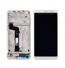 Дисплей для Xiaomi Redmi Note 5/ Note 5 Pro с белым тачскрином и корпусной рамкой