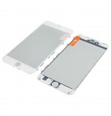 Стекло тачскрина для Apple iPhone 6s Plus белое с рамкой и OCA плёнкой HC