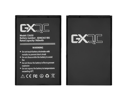 Аккумулятор GX AB463651BU для Samsung S3650/ B5310/ C3312/ C3782/ C5510/ C6112/ J800/ L700