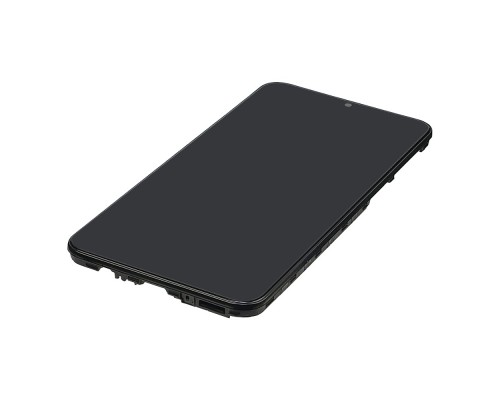Дисплей для Samsung M205 Galaxy M20 (2019) с чёрным тачскрином и корпусной рамкой