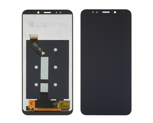 Дисплей для Xiaomi Redmi 5 Plus с чёрным тачскрином Service Pack