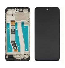 Дисплей для Motorola G14 с чёрным тачскрином и корпусной рамкой
