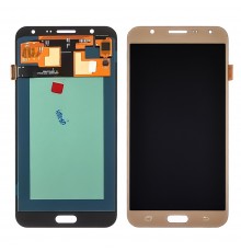 Дисплей для Samsung J700 Galaxy J7 с золотистым тачскрином OLED