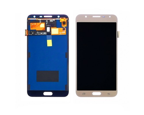 Дисплей для Samsung J701 Galaxy J7 Neo с золотистым тачскрином, с регулируемой подсветкой IPS
