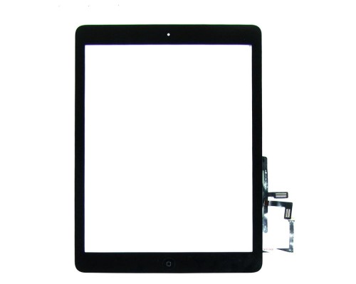 Тачскрин для Apple iPad Air (A1474/A1475/A1476) чёрный с кнопкой Home