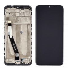 Дисплей для Xiaomi Redmi 9 с чёрным тачскрином и корпусной рамкой
