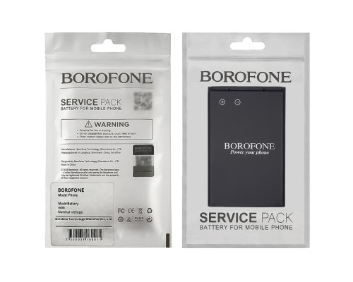 Аккумулятор Borofone BL-5C для Nokia 2300/ 3100/ 5030/ 6230/ C1-00/ C2-00/ E50/ N70/ X2-01