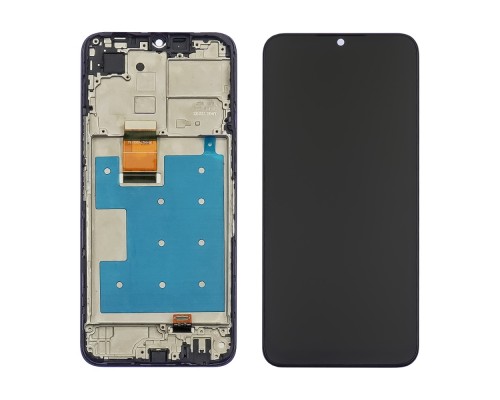 Дисплей для Huawei Honor X5 с чёрным тачскрином и корпусной рамкой