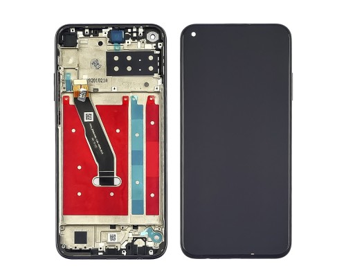 Дисплей для Huawei P40 Lite E/ Y7p (2020) с чёрным тачскрином и корпусной рамкой
