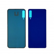 Заднее стекло корпуса для Samsung A750F Galaxy A7 (2018) синее