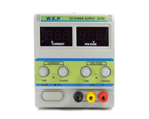 Блок питания WEP PS-3010D 30V, 10A, цифровая индикация
