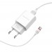 Сетевое зарядное устройство Borofone BA20A USB белое + кабель USB to Type-C