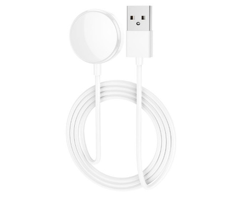 USB кабель для смарт часов Hoco Y1 Pro магнитный белый