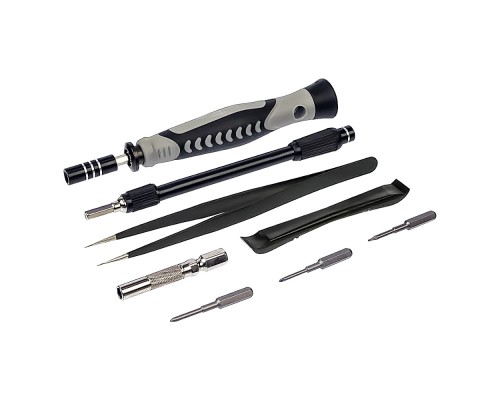Набор инструментов Aida A-130in1 (ручка, 120 бит, 2 удлинителя, пинцет, лопатка, 3 медиатора, присоска, SIM-ключ)