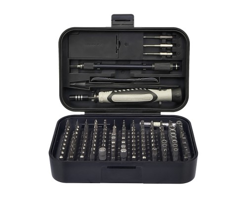 Набор инструментов Aida A-130in1 (ручка, 120 бит, 2 удлинителя, пинцет, лопатка, 3 медиатора, присоска, SIM-ключ)