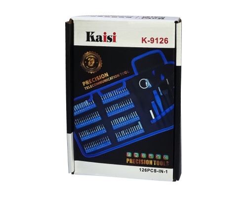 Набор инструментов Kaisi K-9126 (ручка, 112 бит, 2 удлинителя, пинцет, 9 оупентулов, кисточка ESD)