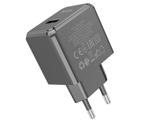 Сетевое зарядное устройство Hoco CS11A USB черное