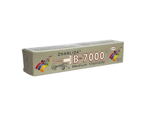 Клей силиконовый B-7000, 50ml, в тюбике с дозатором