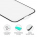 Защитное стекло для Apple iPhone 7/ 8 (0.3 мм, 4D ARC белое) Люкс