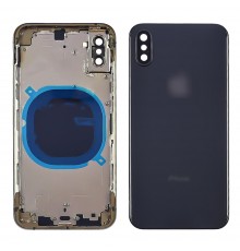 Корпус для Apple iPhone XS серый (Space Gray)
