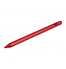 Стилус ёмкостный, высокоточный, активный для Apple iPad, со встроенной батареей, алюминиевый, красный, с сенсорным Вкл/Выкл