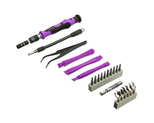 Набор инструментов Aida A-135in1 (ручка, 115 бит, 2 удлинителя, пинцет, 13 оупентулов, магнитайзер, 2 SIM-ключа)