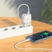 Сетевое зарядное устройство Hoco N21 Pro 2 USB/ Type-C PD 30W белое + кабель Type-C to Lightning